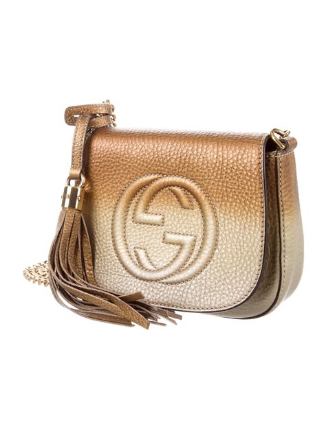 gucci soho foldover crossbody|authentic gucci soho crossbody bag.